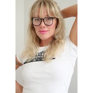 Vintage NOS, 1980's Mainstreet Black Eyeglasses Frames ~ 48-21-135 New Old Stock